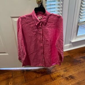 Liz Claiborne Vibrant Pink Blouse